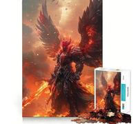 Puzzle da 1000 pezzi "Angelo della Desolazione" - Gioco di allenamento mentale - Incastro perfetto,senza spazi vuoti - Sfida interattiva per la mente a casa (38x26cm)