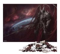 Puzzle da 1000 pezzi "Angelo oscuro sulla Terra" per adulti, regalo di Halloween, puzzle, gioco educativo, sfida, giocattolo, 1000 pezzi (75x50 cm)