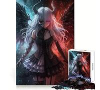 Puzzle da 1000 pezzi Angelo ﹨u Demone Ragazza per adolescenti, attività di svago che stimola il pensiero creativo, incastro perfetto, (38x52cm)