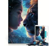 Puzzle da 1000 pezzi "Animali della Galassia Mistica" per adolescenti, ideale per migliorare la memoria, rilassante e divertente, con un design elegante da assemblare (38x52cm)