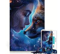 Puzzle da 1000 pezzi "Animali della Galassia Mistica" per adulti, gioco di logica, rilassante e divertente, con taglio perfetto, regalo elegante (38x26cm)