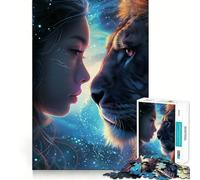 Puzzle da 1000 pezzi "Animali della Galassia Mistica" per adulti, ideale come regalo, gioco di logica, attività per momenti di condivisione, design raffinato, sorpresa di compleanno (50x75cm)