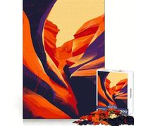 Puzzle da 1000 pezzi "Antelope Canyon Arizona" per ragazzi, stimolante per il pensiero creativo e la consapevolezza, ideale per evadere dalla realtà, con incastri precisi e unici (38x26cm)
