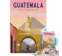 Puzzle da 1000 pezzi Antigua Guatemala Giochi educativi per giochi di sfida educativi Giocattolo Ottimo regalo e giocattolo per passare il tempo durante le vacanze (Dimensioni 38x26cm)