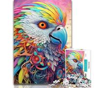 Puzzle da 1000 pezzi Aquila colorata Puzzle da 1000 pezzi per adulti e adolescenti, allena il cervello e le mani, regali per amici e familiari 50x75cm