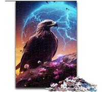 Puzzle da 1000 pezzi "Aquila nello spazio" Puzzle impossibili per adulti, dimensioni 50x75cm, regalo per uomini e donne, per tutti i giorni e per occasioni speciali