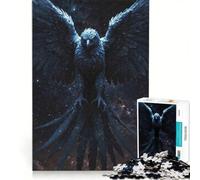 Puzzle da 1000 pezzi Aquila Solitaria che Sorvola il Cielo Notturno gioco educativo decorazione perfetta compleanno e Natale 50x75cm