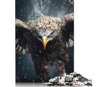 Puzzle da 1000 pezzi "Aquila volante nella natura selvaggia" per adulti, giocattolo, gioco intellettuale, gioco educativo per adulti, antistress, decorazione per la casa, 1000 pezzi (38x26 cm)