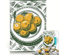 Puzzle da 1000 pezzi Arance su un piatto - Natura morta gioco pratico difficile compleanno e Natale 50x75cm
