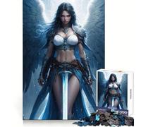Puzzle da 1000 pezzi "Arcangelo Blu" per adulti, stimola la memoria, offre un divertimento tranquillo e sicuro, è un'ottima idea regalo (50x75cm)