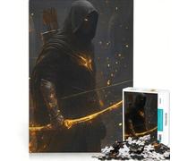 Puzzle da 1000 pezzi "Arciere non morto" gioco educativo rilassante e stimolante per la mente ideale come decorazione da scrivania 50x75cm