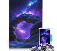 Puzzle da 1000 pezzi: Arco di pietra sotto un cielo stellato gioco pratico difficile compleanno e Natale 50x75cm
