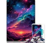 Puzzle da 1000 pezzi "Arcobaleno Universo" Puzzle da 1000 pezzi per adulti e adolescenti giocattoli per l'intrattenimento della famiglia ideali come regalo per tutta la famiglia (26x38cm)