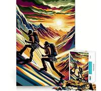 Puzzle da 1000 pezzi "Arrampicata su roccia" di Wpap Pop Art per adulti, ideale per rafforzare la memoria, alleviare lo stress e creare un'atmosfera piacevole Perfetto per il compleanno (50x75cm)