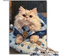 Puzzle da 1000 pezzi Art Cat Puzzle da 1000 pezzi per adulti, regalo perfetto per l'arredamento della casa, divertimento in famiglia, età 14+ (dimensioni 50x75cm)