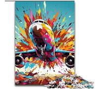 Puzzle da 1000 pezzi "Arte Aereo" Puzzle da 1000 pezzi per adulti Gioco educativo e divertente per interni per l'arredamento della casa (dimensioni 26x38cm)
