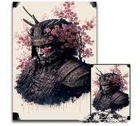 Puzzle da 1000 pezzi Arte Ninja Giapponese per adulti, gioco interattivo per famiglie, vacanze, gioco di attività per famiglie, 50x75CM/19,68x29,52 pollici