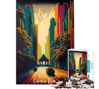 Puzzle da 1000 pezzi Artsy Chichen Itza sfida educativa gioco impegnativo per famiglie adatto a persone dai 14 anni in su (38x26cm)