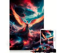 Puzzle da 1000 pezzi "Ascesa dell'Angelo Celeste" per adolescenti,con tema "Richiamo del Potere,Fuga Serena,Bordi Precisi",ideale come regalo di compleanno (38x52cm)