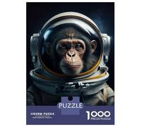 Puzzle Da 1000 Pezzi Astronaut Space Monkey Puzzle Per Adulti Gioco Rompicapo Ma Divertente E Umoristico Offerta Regalo Per Tutta La Famiglia 52x38cm/1000pcs