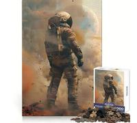 Puzzle da 1000 pezzi "Astronauta che cammina su Marte" per adolescenti, sfida intelligente, attività rilassante, chiusura di sicurezza, regalo delizioso (38x52cm)