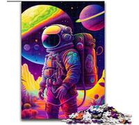Puzzle da 1000 pezzi "Astronauta" in legno, regalo perfetto per genitori, amanti e amici - età 14+, dimensioni 50x75cm, ideale per arredare la casa, allenare la mente e come regalo per le feste