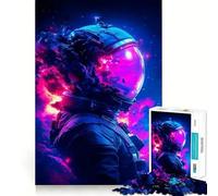 Puzzle da 1000 pezzi "Astronauta nella nebulosa" Gioco di incastro Stimolante per la mente,rilassante Regalo di compleanno divertente (38x26cm)