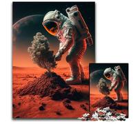 Puzzle da 1000 pezzi "Astronauta nello spazio" di un albero in cartone, per adulti, ideale per il divertimento in famiglia, il relax e come regalo per le feste, 26X38CM/10,23x14,96 pollici.
