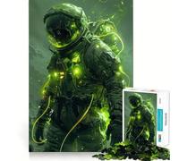 Puzzle da 1000 pezzi "Astronauta nello spazio" Gioco di assemblaggio pulito e stimolante per la mente,ideale per rilassarsi e creare un'atmosfera divertente,perfetto come regalo di compleanno 50x75cm