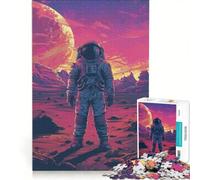 Puzzle da 1000 pezzi "Astronauta nello spazio", gioco pratico, interazione genitore-figlio, collezione d'artista, opera d'arte 50x75cm