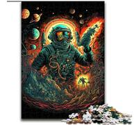 Puzzle da 1000 pezzi "Astronauta nello spazio", regalo perfetto per la festa della mamma, compleanni e Natale, dimensioni 38x26cm