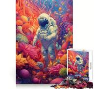 Puzzle da 1000 pezzi "Astronauta Perduto Adolescenti" Sviluppo del cervello, attività rilassante, gioco di evasione, gioco di pulizia, sorpresa festiva (38x26cm)