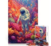 Puzzle da 1000 pezzi "Astronauta perduto" per adulti, stimolante per la memoria, per il tempo libero e il divertimento, con incastri solidi, ideale come regalo di Natale (50x75cm)