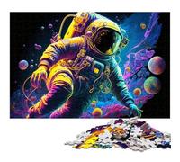 Puzzle da 1000 pezzi "Astronauta", regalo per adulti, attività per famiglie, decorazioni fai da te per la casa, regalo di Natale, 50x75CM/19,68x29,52 pollici