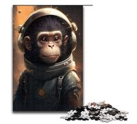 Puzzle da 1000 pezzi Astronauta Space Monkey per adulti ideale come regalo. Adatto a ragazzi dai 14 anni in su 75x50 cm.