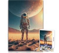 Puzzle da 1000 pezzi "Astronauta su un nuovo pianeta" per adolescenti, gioco di sviluppo del pensiero logico, ottimo regalo per momenti significativi, dimensioni 50x75cm