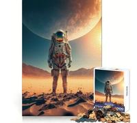 Puzzle da 1000 pezzi "Astronauta su un nuovo pianeta" per ragazzi, stimolante per la mente, rilassante e divertente, con dettagli precisi, ideale come regalo (50x75cm)