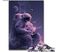 Puzzle da 1000 pezzi "Astronauti al lavoro", puzzle da 1000 pezzi per adulti, giochi educativi, splendida decorazione (dimensioni 50x75cm)