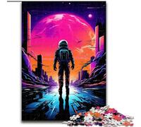 Puzzle da 1000 pezzi "Astronauti da sogno" in legno, attività divertente per la casa, 50x75cm, decorazione fai da te, regalo per le vacanze che stimola il cervello