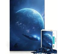 Puzzle da 1000 pezzi "Astronave in esplorazione di Pandora" per adulti e ragazzi, gioco di logica, rilassante, taglio preciso, regalo di Natale 38x52cm