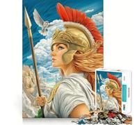 Puzzle da 1000 pezzi Atena Dea della Guerra Gioco di precisione e divertente,attività cognitiva e di apprendimento,attività che stimola la riflessione e favorisce il divertimento,ideale per compleanni