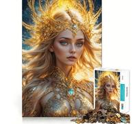 Puzzle da 1000 pezzi Aurora Dea Cosmica Clean Fit Decor Gioco per la mente Regalo Gioco rilassante Regalo di compleanno artistico (50x75cm)