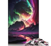 Puzzle da 1000 pezzi Aurora Peak Puzzle quadrati creativi per adulti e puzzle di carta Gioco impegnativo 1000 pezzi (75x50 cm)