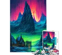 Puzzle da 1000 pezzi Aurora Shadow gioco divertente sfida per l'intelligenza giocattolo avvincente regalo per donne e uomini divertente e spiritoso (dimensioni 50x75cm)