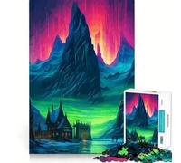 Puzzle da 1000 pezzi Aurora Shadow,taglio senza soluzione di continuità,gioco creativo,giocattolo,gioco casual,Natale,tempo libero,arte (38x26cm)