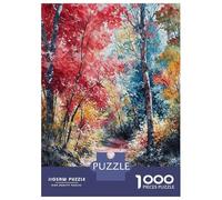 Puzzle Da 1000 Pezzi Autumn Blaze Trail Puzzle Per Adulti Gioco Pratico Sfida Difficile Interazione Genitore-figlio 70x50cm/1000pcs