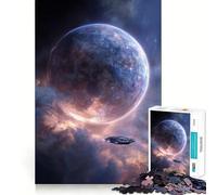 Puzzle da 1000 pezzi "Avventura spaziale" per adolescenti, gioco stimolante per la mente, ideale per il relax, con tagli precisi e decorazioni artistiche 50x75cm