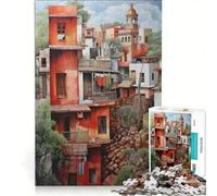 Puzzle da 1000 pezzi "Avventure nel castello magico" gioco rompicapo rilassante e stimolante per la mente ideale come regalo per tutta la famiglia 50x75cm