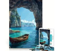 Puzzle da 1000 pezzi "Azure Gateway" con tagli precisi,un'opera d'arte che stimola la mente,ideale per il tempo libero e come regalo di Natale (50x75cm)