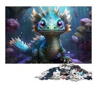 Puzzle da 1000 pezzi "Baby Flying Dragon" per adulti, ideale per gli innamorati, perfetto come regalo di Natale, Capodanno e San Valentino, 26X38CM/10,23x14,96 pollici.